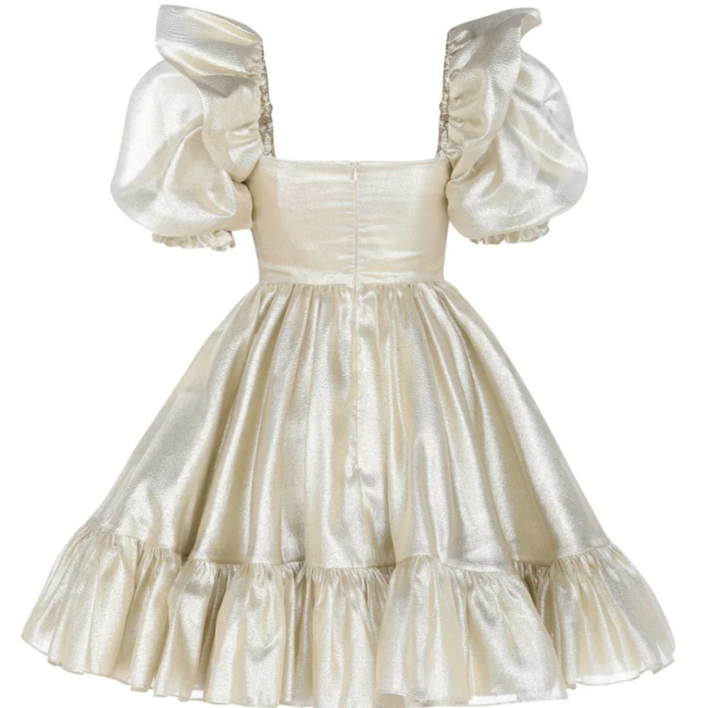 Selkie Bebe Bloom Dress in Champagne - Picture 5 of 11